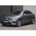 Пороги алюминиевые "Artemis Black" для Mercedes-Benz GLC Coupe